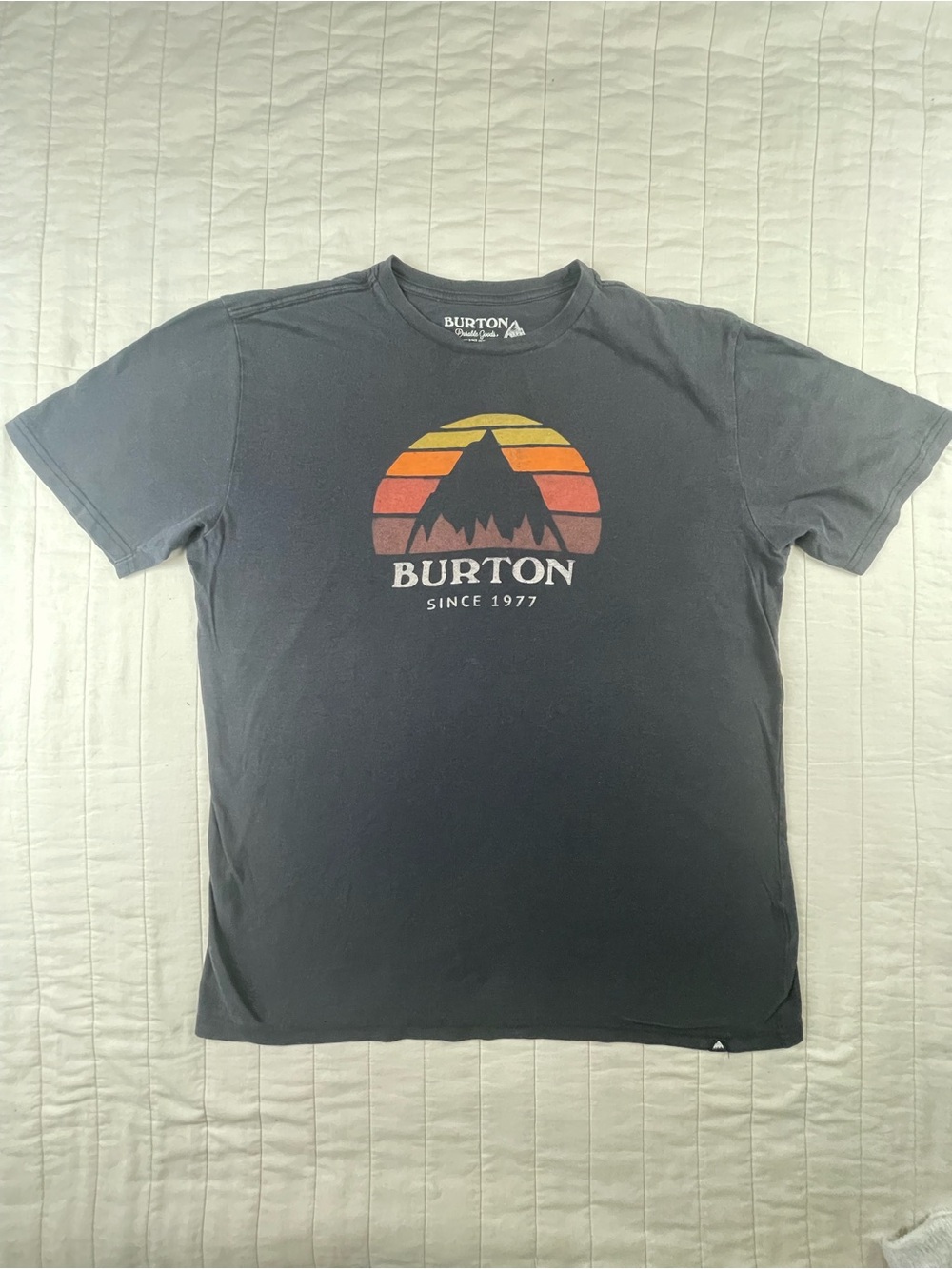 Burton Men's Black Graphic Logo T-Shirt Small